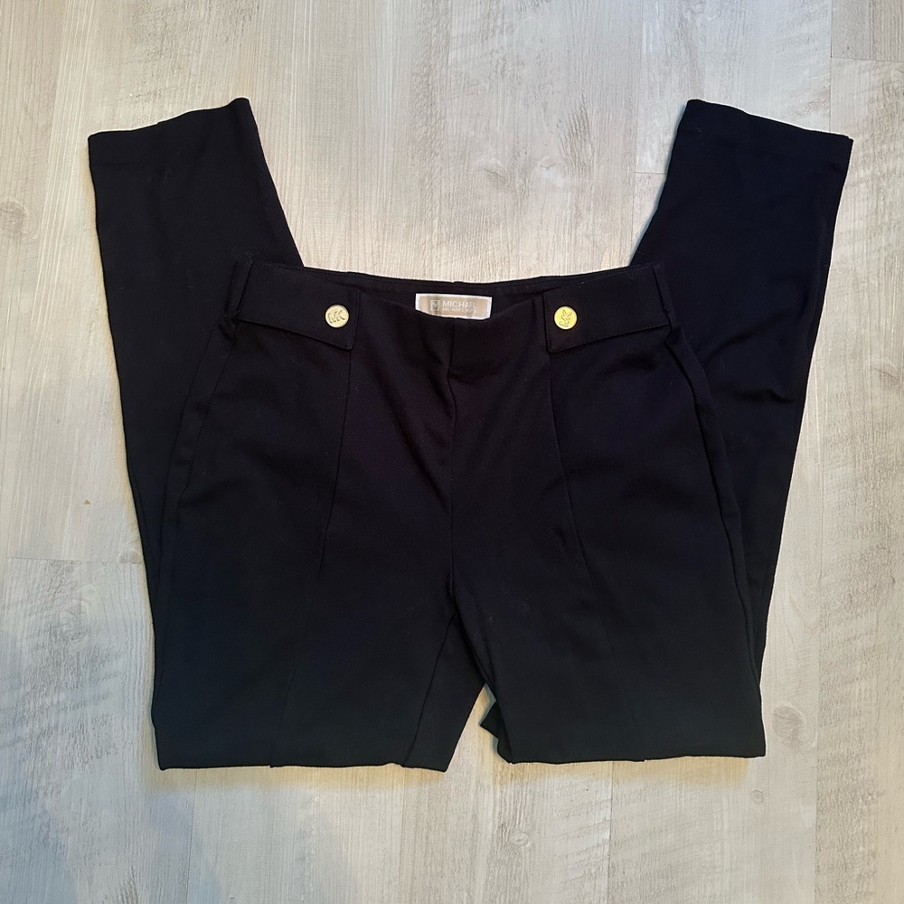 Micheal Kors Pants with Gold Button Accents